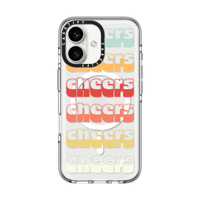 Quotes by Christie x CASETiFY iPhone 16 ケース Typography クリア クリア ケース MagSafe対応 Cheers Father's Day Quotes by Christie x CASETiFY iPhone 16 ケース Typography クリア クリア ケース MagSafe対応 Cheers Father's Day