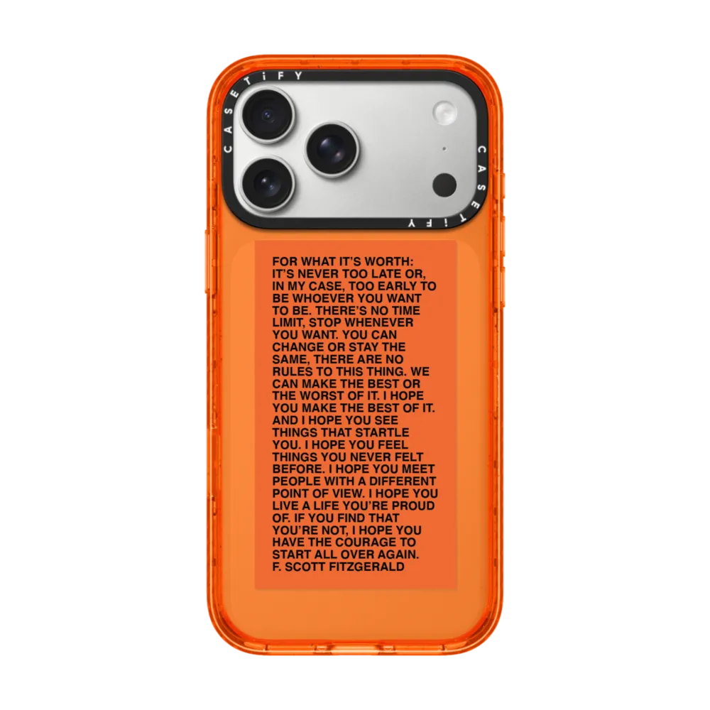 Impact iPhone 17 Pro Max Case MagSafe Compatible - For What It's Worth Phone Case by Quotes by Christie