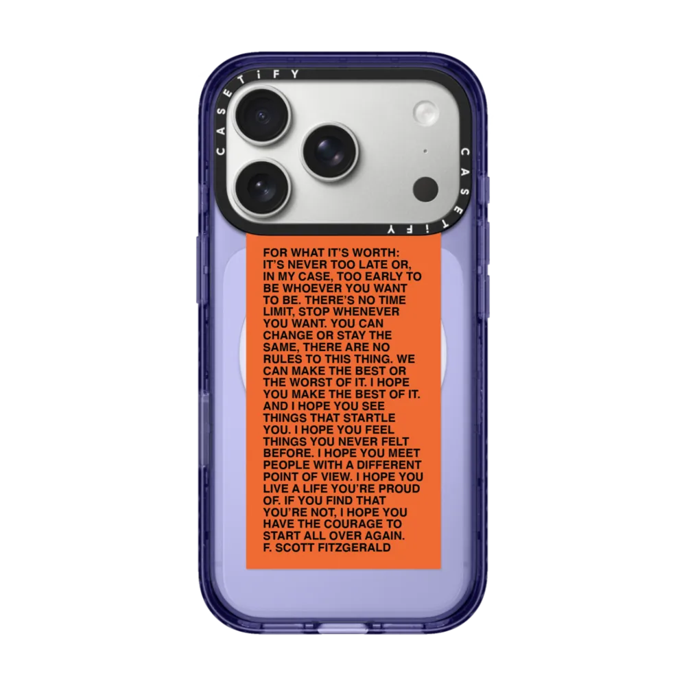 Impact iPhone 17 Pro Case MagSafe Compatible - For What It's Worth Phone Case by Quotes by Christie