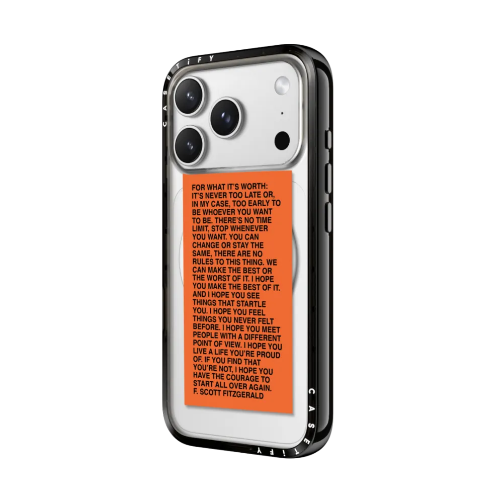 Compact iPhone 17 Pro Max Case MagSafe Compatible - For What It's Worth Phone Case by Quotes by Christie