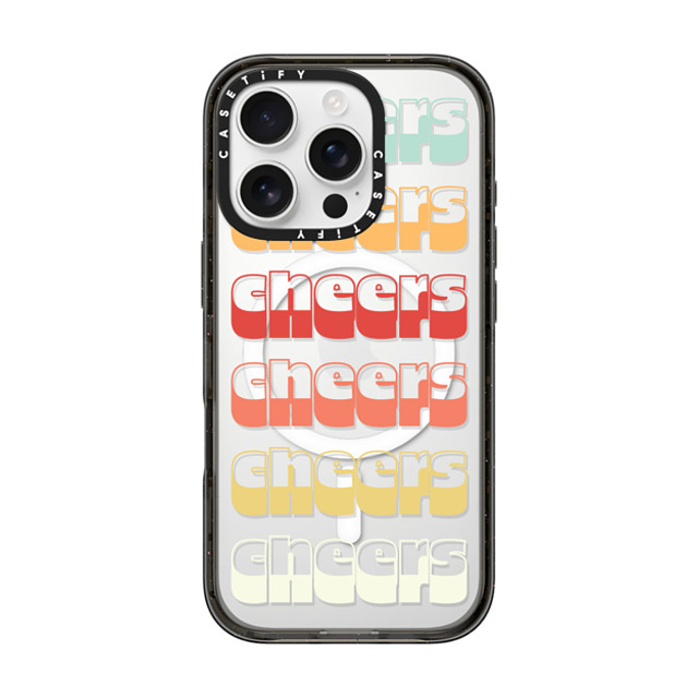 Quotes by Christie x CASETiFY iPhone 16 Pro Case Typography Black Impact Case MagSafe Compatible Cheers Mother's Day Quotes by Christie x CASETiFY iPhone 16 Pro Case Typography Black Impact Case MagSafe Compatible Cheers Mother's Day
