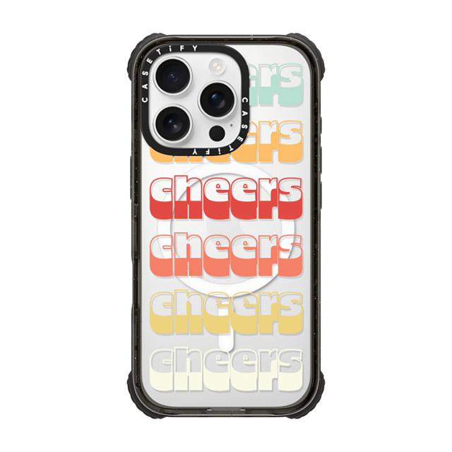 Quotes by Christie x CASETiFY iPhone 16 Pro Case Typography Black ウルトラ インパクトケース MagSafe 対応 Cheers Mother's Day Quotes by Christie x CASETiFY iPhone 16 Pro Case Typography Black ウルトラ インパクトケース MagSafe 対応 Cheers Mother's Day