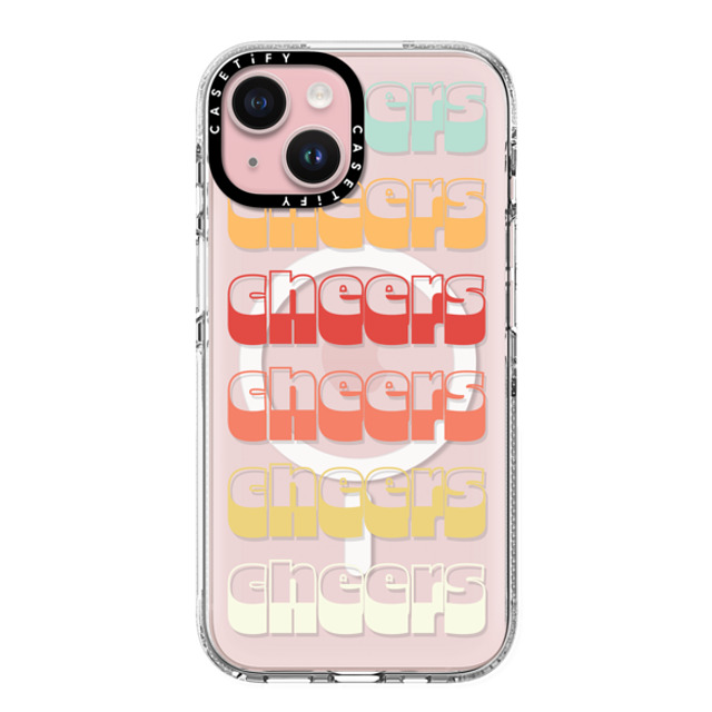 Quotes by Christie x CASETiFY iPhone 15 Case Typography Clear Clear Case MagSafe Compatible Cheers Mother's Day Quotes by Christie x CASETiFY iPhone 15 Case Typography Clear Clear Case MagSafe Compatible Cheers Mother's Day