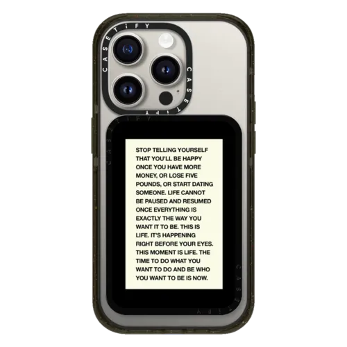 Snappy Cardholder Stand - This Moment is Life