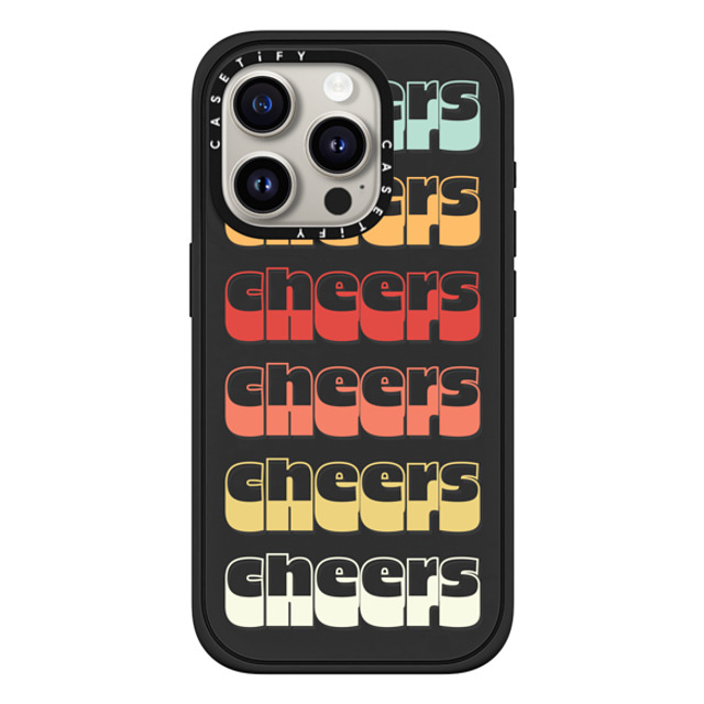 Quotes by Christie x CASETiFY iPhone 15 Pro Case Typography マットブラック Impact Case MagSafe Compatible Cheers Mother's Day Quotes by Christie x CASETiFY iPhone 15 Pro Case Typography マットブラック Impact Case MagSafe Compatible Cheers Mother's Day