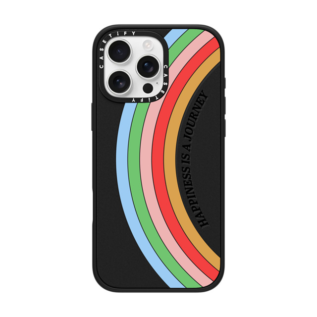 Quotes by Christie x CASETiFY iPhone 16 Pro Max Case Rainbow,Quote マットブラック Impact Case MagSafe Compatible Happiness is a Journey iPhone Case by Quotes by Christie Mother's Day Quotes by Christie x CASETiFY iPhone 16 Pro Max Case Rainbow,Quote マットブラック Impact Case MagSafe Compatible Happiness is a Journey iPhone Case by Quotes by Christie Mother's Day