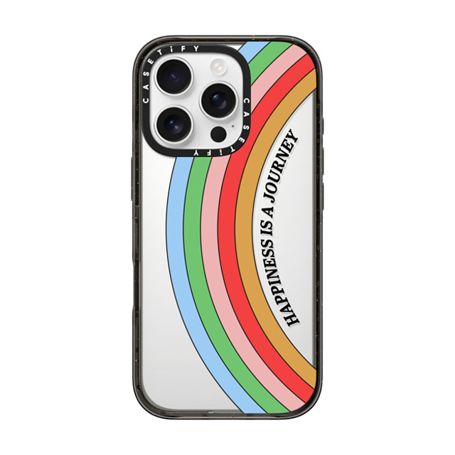 Quotes by Christie x CASETiFY iPhone 16 Pro Case Rainbow,Quote Black インパクトケース Happiness is a Journey iPhone Case by Quotes by Christie Mother's Day Quotes by Christie x CASETiFY iPhone 16 Pro Case Rainbow,Quote Black インパクトケース Happiness is a Journey iPhone Case by Quotes by Christie Mother's Day