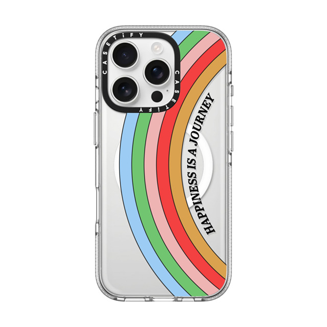 Quotes by Christie x CASETiFY iPhone 16 Pro Case Rainbow,Quote Clear Clear Case MagSafe Compatible Happiness is a Journey iPhone Case by Quotes by Christie Mother's Day Quotes by Christie x CASETiFY iPhone 16 Pro Case Rainbow,Quote Clear Clear Case MagSafe Compatible Happiness is a Journey iPhone Case by Quotes by Christie Mother's Day