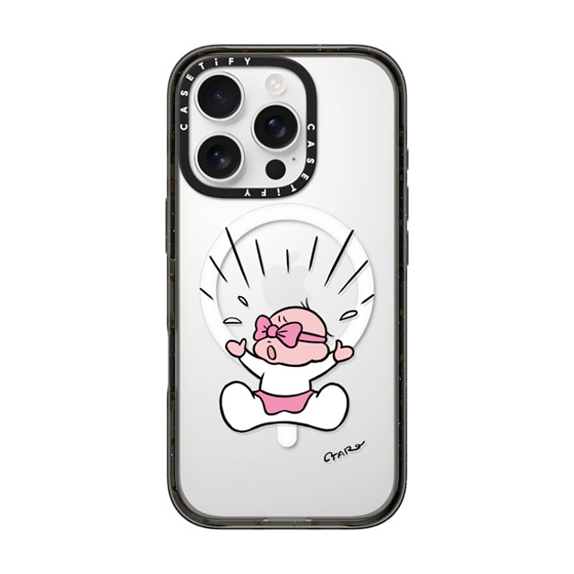 TARO OONO x CASETiFY iPhone 16 Pro Case Cartoon Black Impact Case MagSafe Compatible Happening by TARO OONO Mother's Day TARO OONO x CASETiFY iPhone 16 Pro Case Cartoon Black Impact Case MagSafe Compatible Happening by TARO OONO Mother's Day