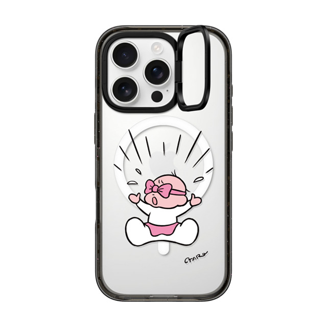 TARO OONO x CASETiFY iPhone 16 Pro Case Cartoon Black インパクトリングスタンドケース MagSafe対応 Happening by TARO OONO Father's Day TARO OONO x CASETiFY iPhone 16 Pro Case Cartoon Black インパクトリングスタンドケース MagSafe対応 Happening by TARO OONO Father's Day