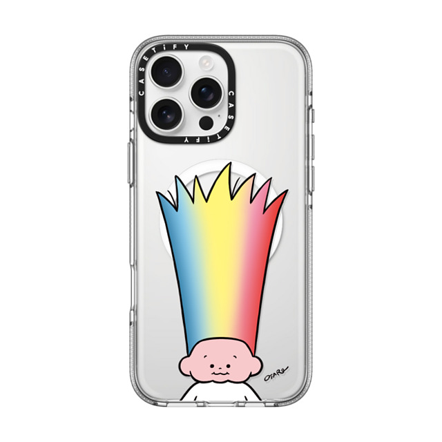 TARO OONO x CASETiFY iPhone 16 Pro Max ケース Cartoon クリア クリア ケース MagSafe対応 Hyper Long Hair by TARO OONO Father's Day TARO OONO x CASETiFY iPhone 16 Pro Max ケース Cartoon クリア クリア ケース MagSafe対応 Hyper Long Hair by TARO OONO Father's Day