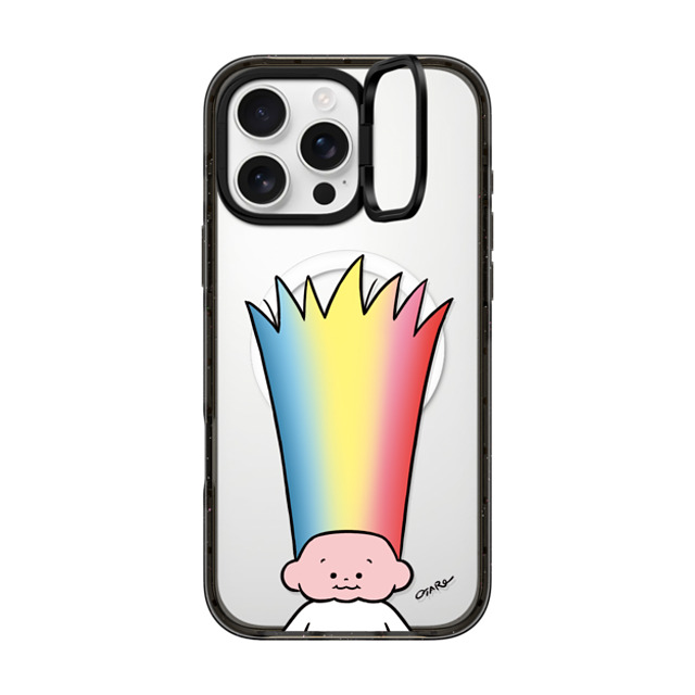 TARO OONO x CASETiFY iPhone 16 Pro Max ケース Cartoon ブラック インパクトリングスタンドケース MagSafe対応 Hyper Long Hair by TARO OONO Father's Day TARO OONO x CASETiFY iPhone 16 Pro Max ケース Cartoon ブラック インパクトリングスタンドケース MagSafe対応 Hyper Long Hair by TARO OONO Father's Day