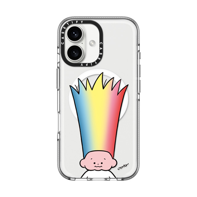 TARO OONO x CASETiFY iPhone 16 Case Cartoon Clear Clear Case MagSafe Compatible Hyper Long Hair by TARO OONO Mother's Day TARO OONO x CASETiFY iPhone 16 Case Cartoon Clear Clear Case MagSafe Compatible Hyper Long Hair by TARO OONO Mother's Day