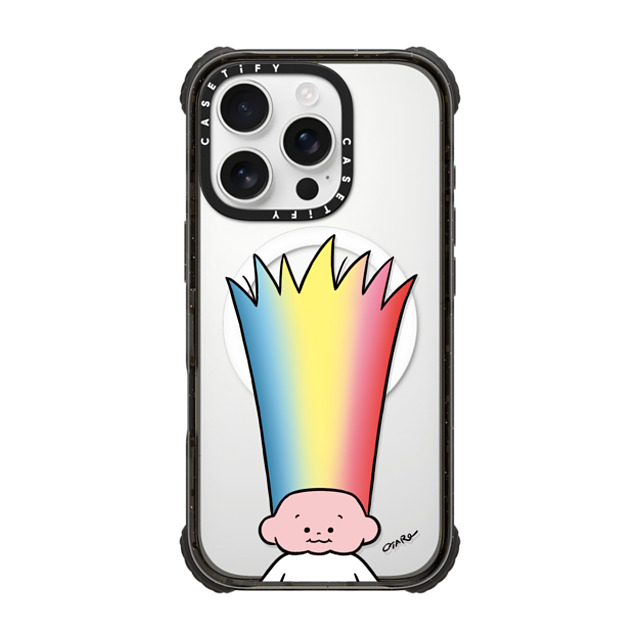 TARO OONO x CASETiFY iPhone 16 Pro ケース Cartoon ブラック ウルトラ インパクトケース MagSafe 対応 Hyper Long Hair by TARO OONO Father's Day TARO OONO x CASETiFY iPhone 16 Pro ケース Cartoon ブラック ウルトラ インパクトケース MagSafe 対応 Hyper Long Hair by TARO OONO Father's Day