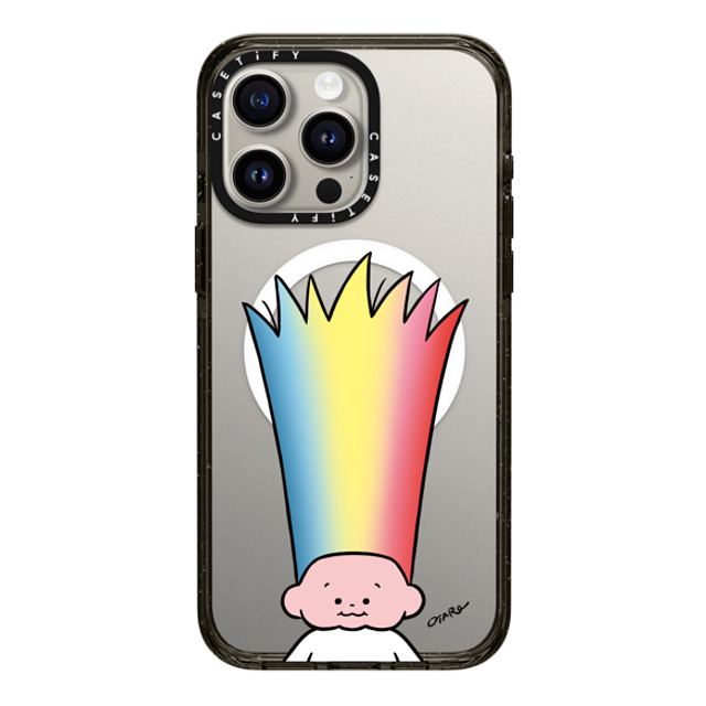 TARO OONO x CASETiFY iPhone 15 Pro Max ケース Cartoon ブラック インパクトケース MagSafe対応 Hyper Long Hair by TARO OONO Mother's Day TARO OONO x CASETiFY iPhone 15 Pro Max ケース Cartoon ブラック インパクトケース MagSafe対応 Hyper Long Hair by TARO OONO Mother's Day