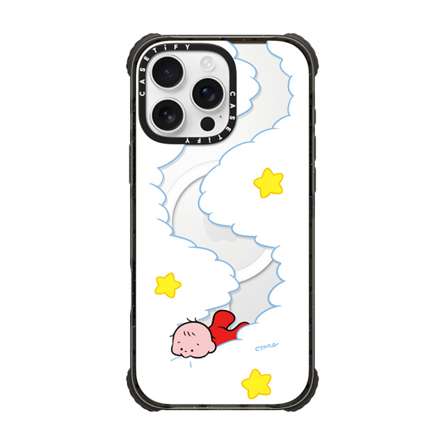 TARO OONO x CASETiFY iPhone 16 Pro Max Case Star,Cartoon Black ウルトラ インパクトケース MagSafe 対応 Eat your clouds by TARO OONO Father's Day TARO OONO x CASETiFY iPhone 16 Pro Max Case Star,Cartoon Black ウルトラ インパクトケース MagSafe 対応 Eat your clouds by TARO OONO Father's Day
