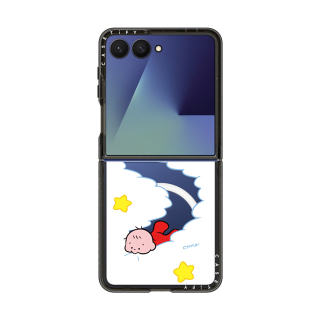 TARO OONO x CASETiFY Galaxy Z Flip7 P[X Star,Cartoon ubN Impact Magnetic Case Eat your clouds by TARO OONO