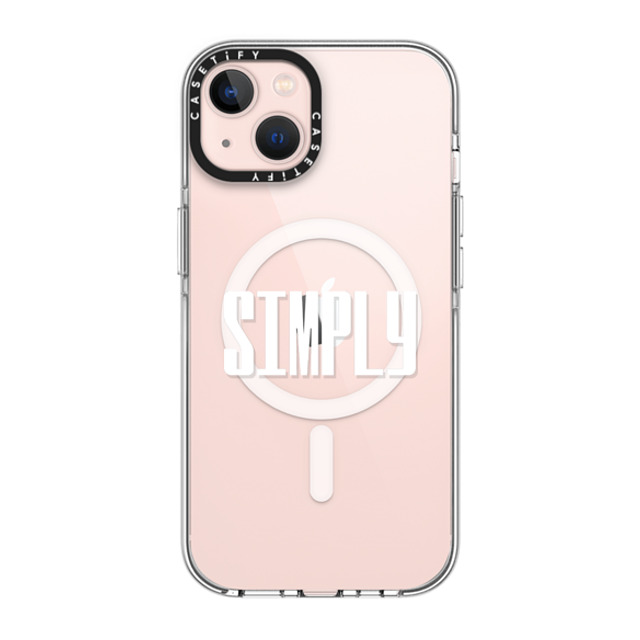 CASETiFY iPhone 13 ケース クリア クリア ケース MagSafe対応 Custom Case - SIMPLY CASETiFY iPhone 13 ケース クリア クリア ケース MagSafe対応 Custom Case - SIMPLY