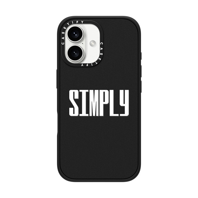 CASETiFY iPhone 16 Case Matte Black Impact Case MagSafe Compatible Custom Case - SIMPLY CASETiFY iPhone 16 Case Matte Black Impact Case MagSafe Compatible Custom Case - SIMPLY