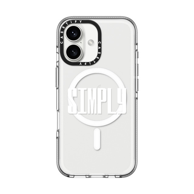CASETiFY iPhone 16 Case Clear Clear Case MagSafe Compatible Custom Case - SIMPLY CASETiFY iPhone 16 Case Clear Clear Case MagSafe Compatible Custom Case - SIMPLY