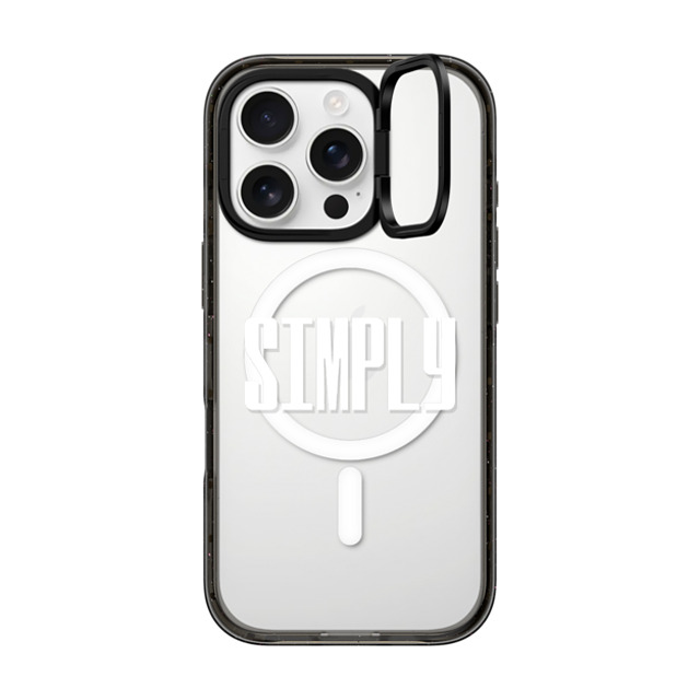 CASETiFY iPhone 16 Pro Case Black インパクトリングスタンドケース MagSafe対応 Custom Case - SIMPLY CASETiFY iPhone 16 Pro Case Black インパクトリングスタンドケース MagSafe対応 Custom Case - SIMPLY