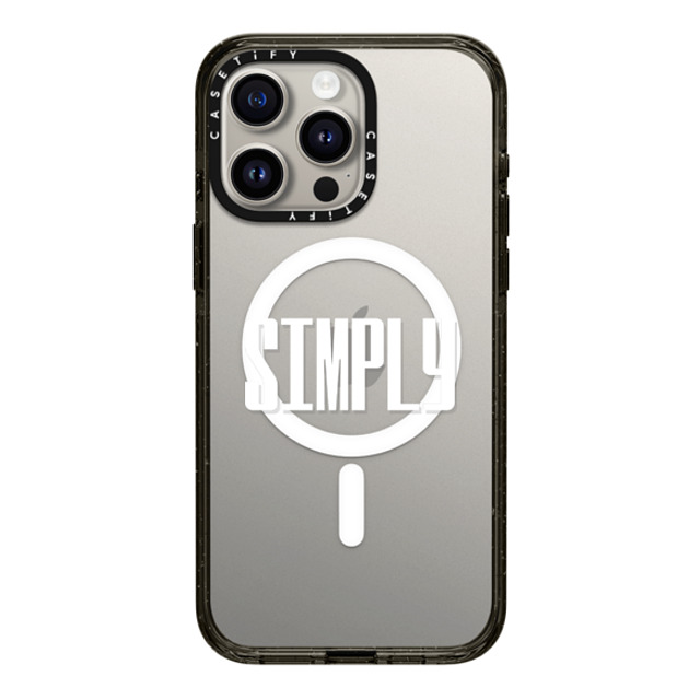 CASETiFY iPhone 15 Pro Max Case Black Impact Case MagSafe Compatible Custom Case - SIMPLY CASETiFY iPhone 15 Pro Max Case Black Impact Case MagSafe Compatible Custom Case - SIMPLY