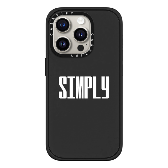 CASETiFY iPhone 15 Pro Case Matte Black Impact Case MagSafe Compatible Custom Case - SIMPLY CASETiFY iPhone 15 Pro Case Matte Black Impact Case MagSafe Compatible Custom Case - SIMPLY
