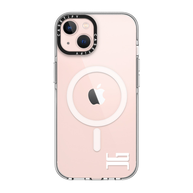 CASETiFY iPhone 13 ケース クリア クリア ケース MagSafe対応 Custom Case - JG CASETiFY iPhone 13 ケース クリア クリア ケース MagSafe対応 Custom Case - JG