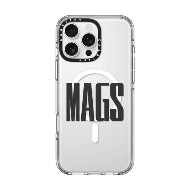 CASETiFY iPhone 16 Pro Max Case Clear Clear Case MagSafe Compatible Custom Case - mags CASETiFY iPhone 16 Pro Max Case Clear Clear Case MagSafe Compatible Custom Case - mags