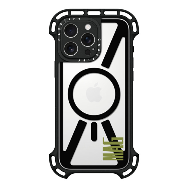 CASETiFY iPhone 16 Pro Max Case Black ウルトラ バウンスケース MagSafe対応 Custom Case - MAG CASETiFY iPhone 16 Pro Max Case Black ウルトラ バウンスケース MagSafe対応 Custom Case - MAG