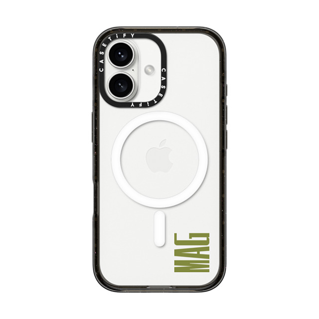 CASETiFY iPhone 16 Case Black Impact Case MagSafe Compatible Custom Case - MAG CASETiFY iPhone 16 Case Black Impact Case MagSafe Compatible Custom Case - MAG