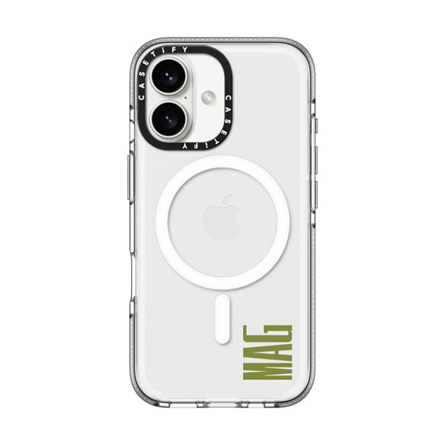 CASETiFY iPhone 16 Case Clear Clear Case MagSafe Compatible Custom Case - MAG CASETiFY iPhone 16 Case Clear Clear Case MagSafe Compatible Custom Case - MAG