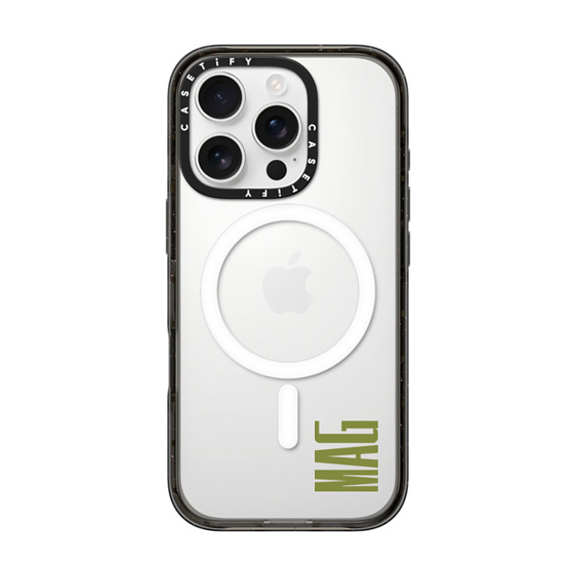 CASETiFY iPhone 16 Pro Case Black Impact Case MagSafe Compatible Custom Case - MAG CASETiFY iPhone 16 Pro Case Black Impact Case MagSafe Compatible Custom Case - MAG