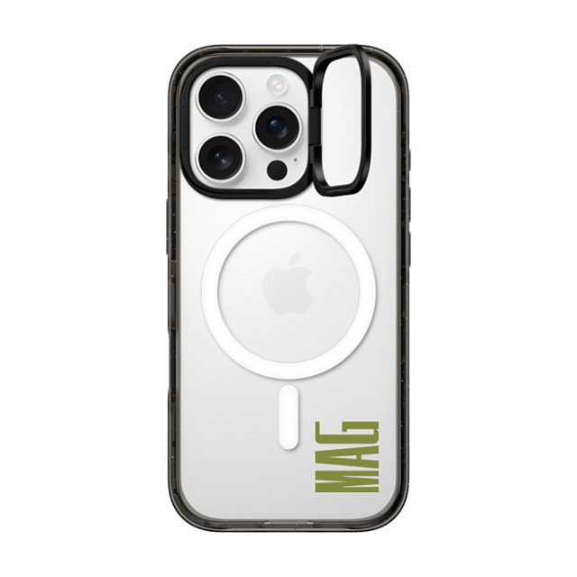 CASETiFY iPhone 16 Pro Case Black インパクトリングスタンドケース MagSafe対応 Custom Case - MAG CASETiFY iPhone 16 Pro Case Black インパクトリングスタンドケース MagSafe対応 Custom Case - MAG
