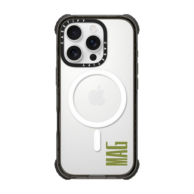 CASETiFY iPhone 16 Pro Case Black ウルトラ インパクトケース MagSafe 対応 Custom Case - MAG CASETiFY iPhone 16 Pro Case Black ウルトラ インパクトケース MagSafe 対応 Custom Case - MAG