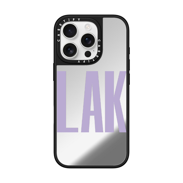 CASETiFY iPhone 16 Pro Case Silver on Black ミラーケース MagSafe対応 Custom Case - BLAKE CASETiFY iPhone 16 Pro Case Silver on Black ミラーケース MagSafe対応 Custom Case - BLAKE