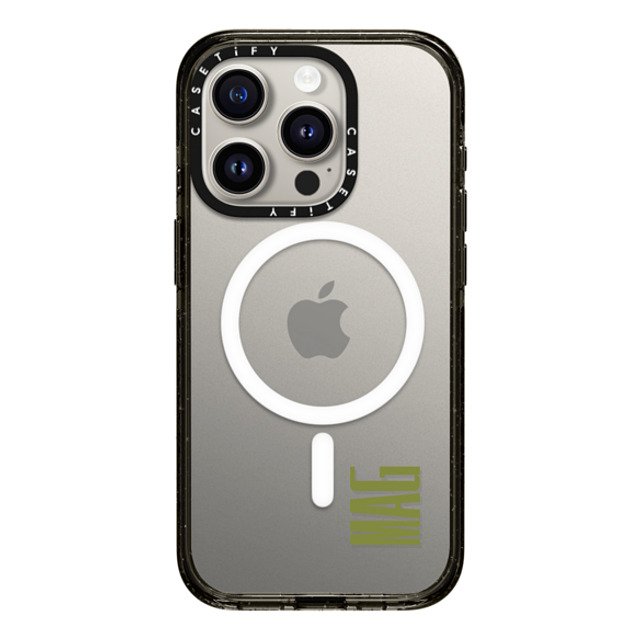 CASETiFY iPhone 15 Pro Case Black Impact Case MagSafe Compatible Custom Case - MAG CASETiFY iPhone 15 Pro Case Black Impact Case MagSafe Compatible Custom Case - MAG