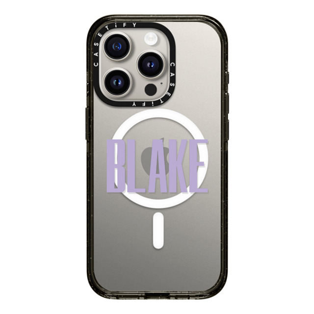 CASETiFY iPhone 15 Pro Case Black Impact Case MagSafe Compatible Custom Case - BLAKE CASETiFY iPhone 15 Pro Case Black Impact Case MagSafe Compatible Custom Case - BLAKE