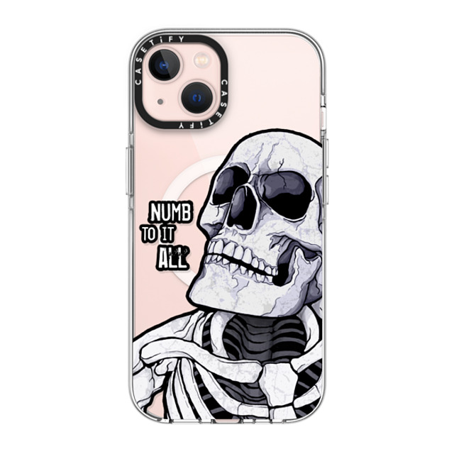Tommy Devoid x CASETiFY iPhone 13 Case Street Art,Surrealism Clear Clear Case MagSafe Compatible Numb To It All Mother's Day Tommy Devoid x CASETiFY iPhone 13 Case Street Art,Surrealism Clear Clear Case MagSafe Compatible Numb To It All Mother's Day