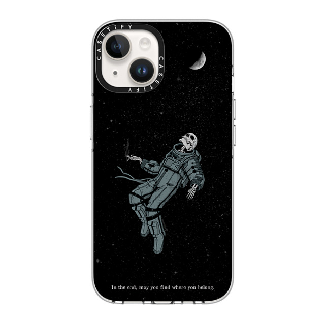 Tommy Devoid x CASETiFY iPhone 14 Case Clear Clear Case MagSafe Compatible Somehow, Someday Tommy Devoid x CASETiFY iPhone 14 Case Clear Clear Case MagSafe Compatible Somehow, Someday