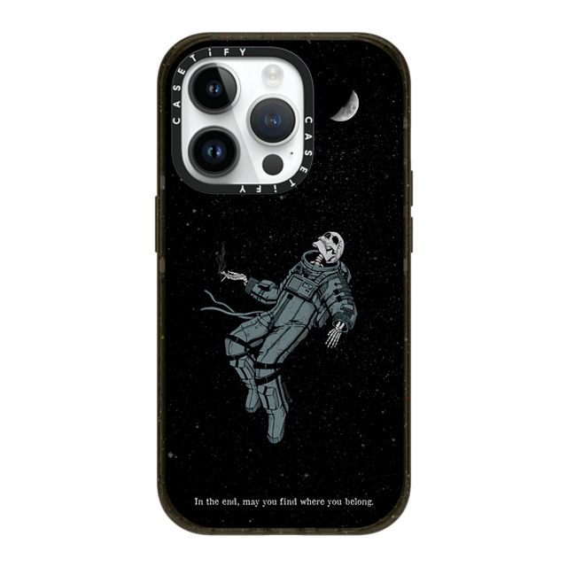 Tommy Devoid x CASETiFY iPhone 14 Pro ケース ブラック インパクトケース MagSafe対応 Somehow, Someday