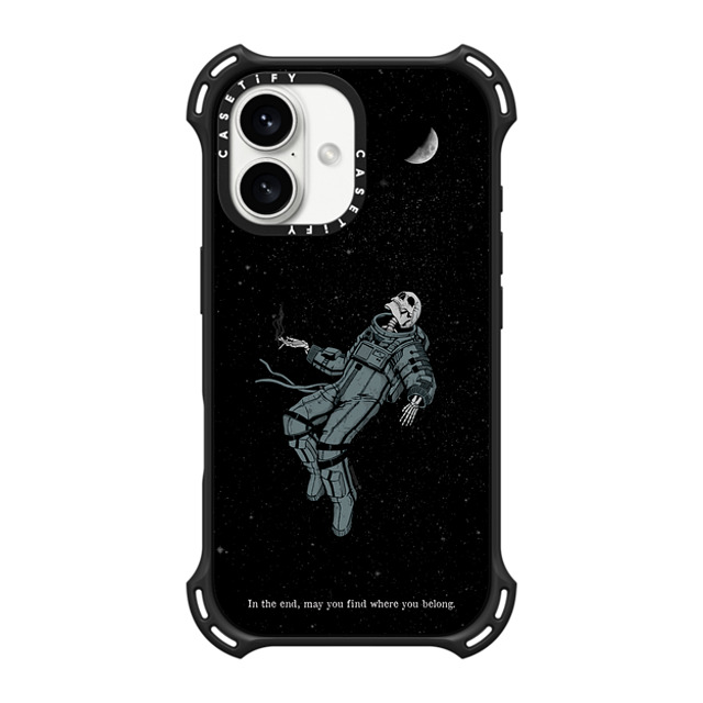 Tommy Devoid x CASETiFY iPhone 16 Case Matte Black バウンスケース Somehow, Someday Tommy Devoid x CASETiFY iPhone 16 Case Matte Black バウンスケース Somehow, Someday