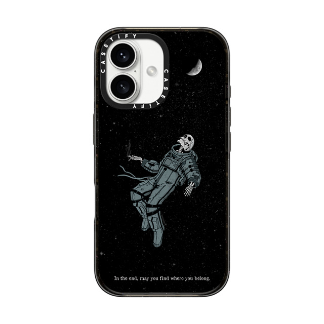 Tommy Devoid x CASETiFY iPhone 16 ケース ブラック インパクトケース Somehow, Someday