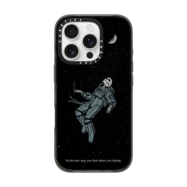 Tommy Devoid x CASETiFY iPhone 16 Pro ケース ブラック インパクトケース MagSafe対応 Somehow, Someday