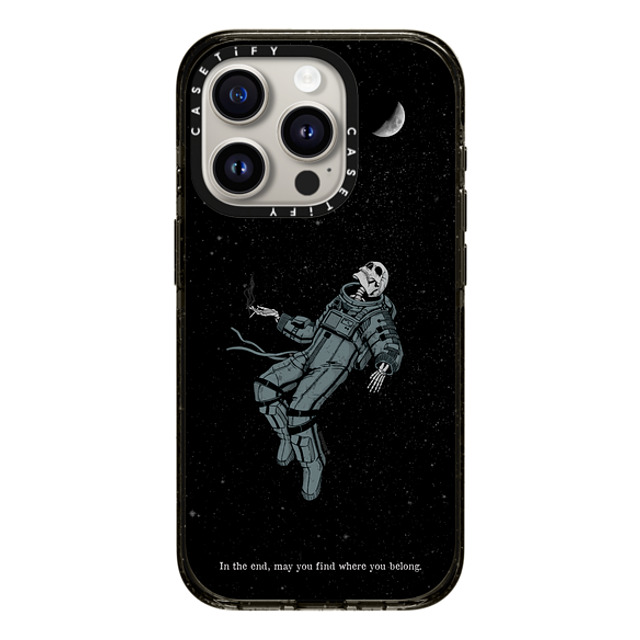 Tommy Devoid x CASETiFY iPhone 15 Pro ケース ブラック インパクトケース Somehow, Someday