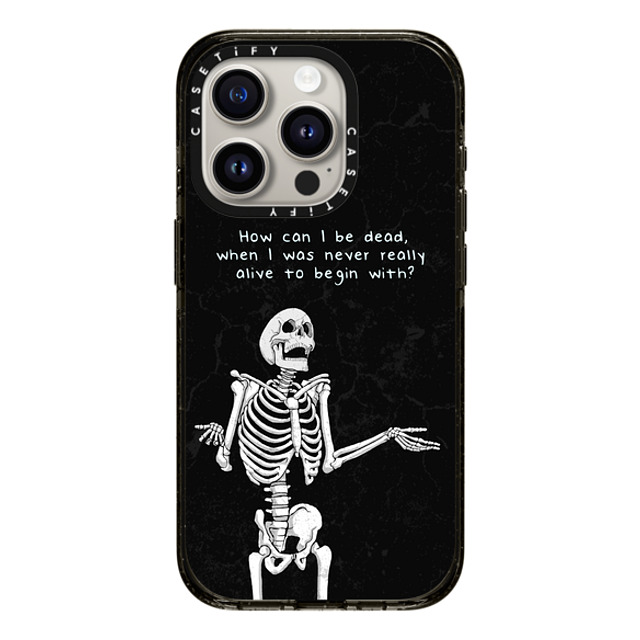 Tommy Devoid x CASETiFY iPhone 15 Pro ケース Street Art,Surrealism ブラック インパクトケース MagSafe対応 Riddle Me That Back to School Tommy Devoid x CASETiFY iPhone 15 Pro ケース Street Art,Surrealism ブラック インパクトケース MagSafe対応 Riddle Me That Back to School