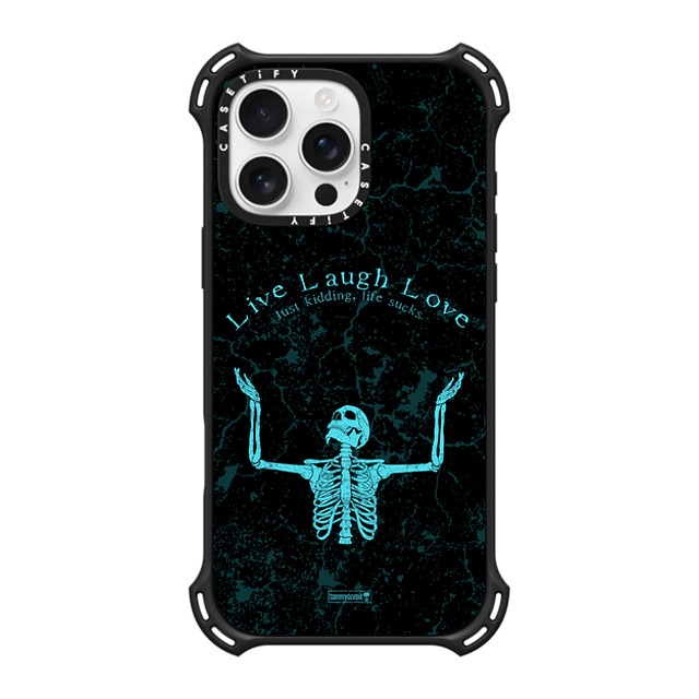 Tommy Devoid x CASETiFY iPhone 16 Pro Max Case Matte Black バウンスケース Positively Over It Tommy Devoid x CASETiFY iPhone 16 Pro Max Case Matte Black バウンスケース Positively Over It