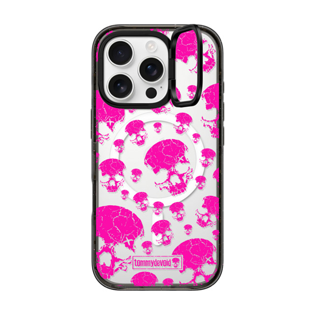 Tommy Devoid x CASETiFY iPhone 16 Pro Case Skull,Pattern Black インパクトリングスタンドケース MagSafe対応 Rest in Pink Father's Day Tommy Devoid x CASETiFY iPhone 16 Pro Case Skull,Pattern Black インパクトリングスタンドケース MagSafe対応 Rest in Pink Father's Day