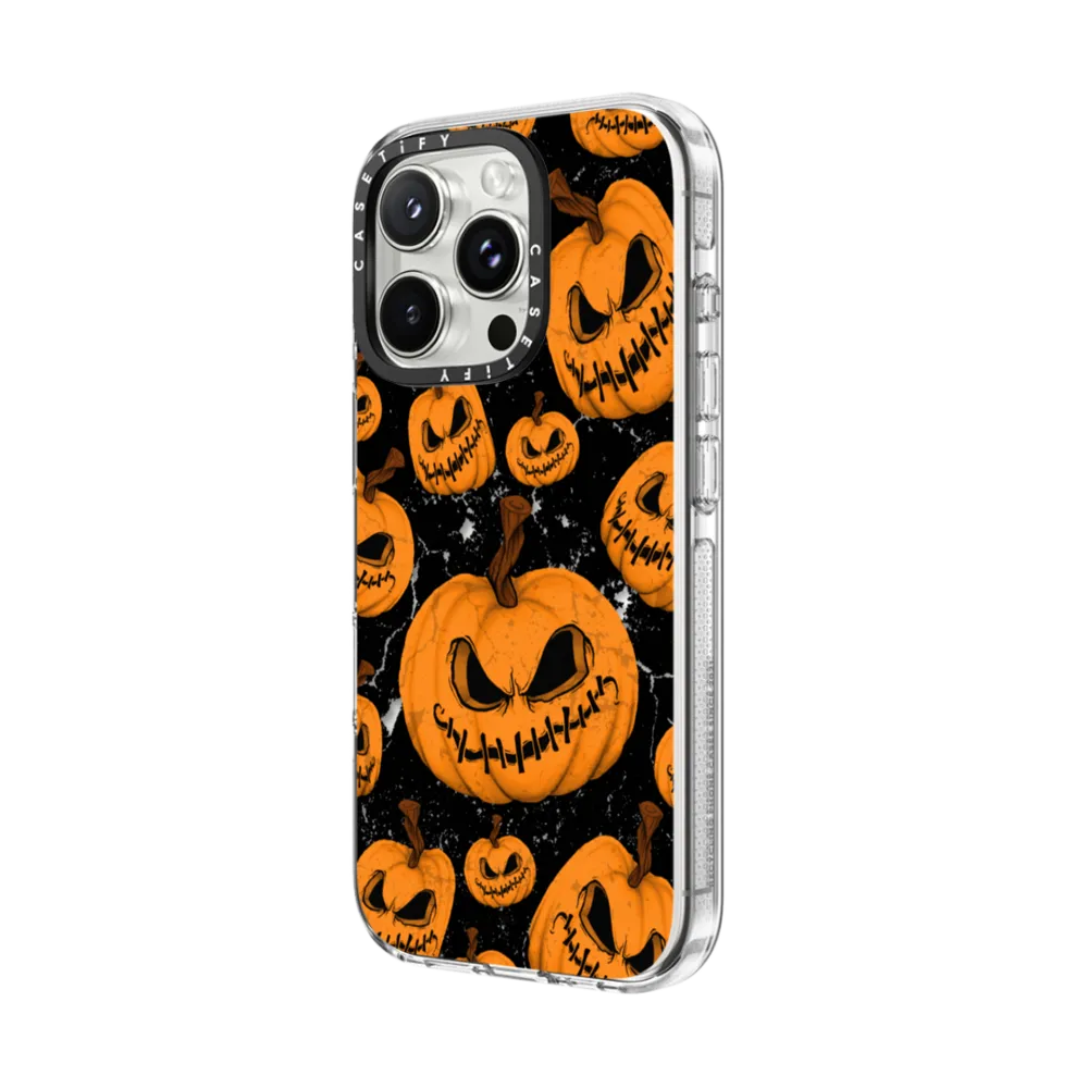 Impact Clear iPhone 16 Pro Max Case MagSafe Compatible - Creepers