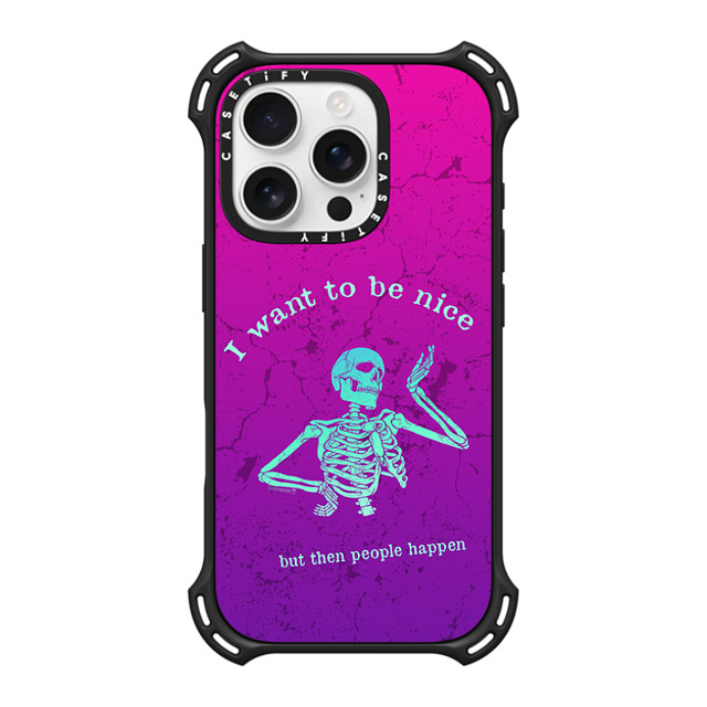 Tommy Devoid x CASETiFY iPhone 16 Pro Case Matte Black バウンスケース Every Single Time Tommy Devoid x CASETiFY iPhone 16 Pro Case Matte Black バウンスケース Every Single Time